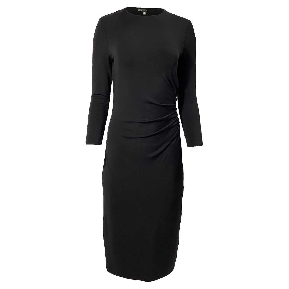 Vestido midi color negro