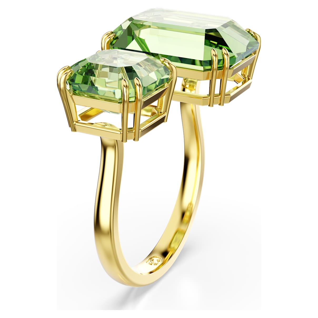 Anillo color verde y dorado