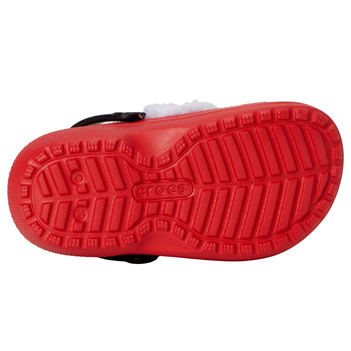Zuecos infantil color blanco y rojo