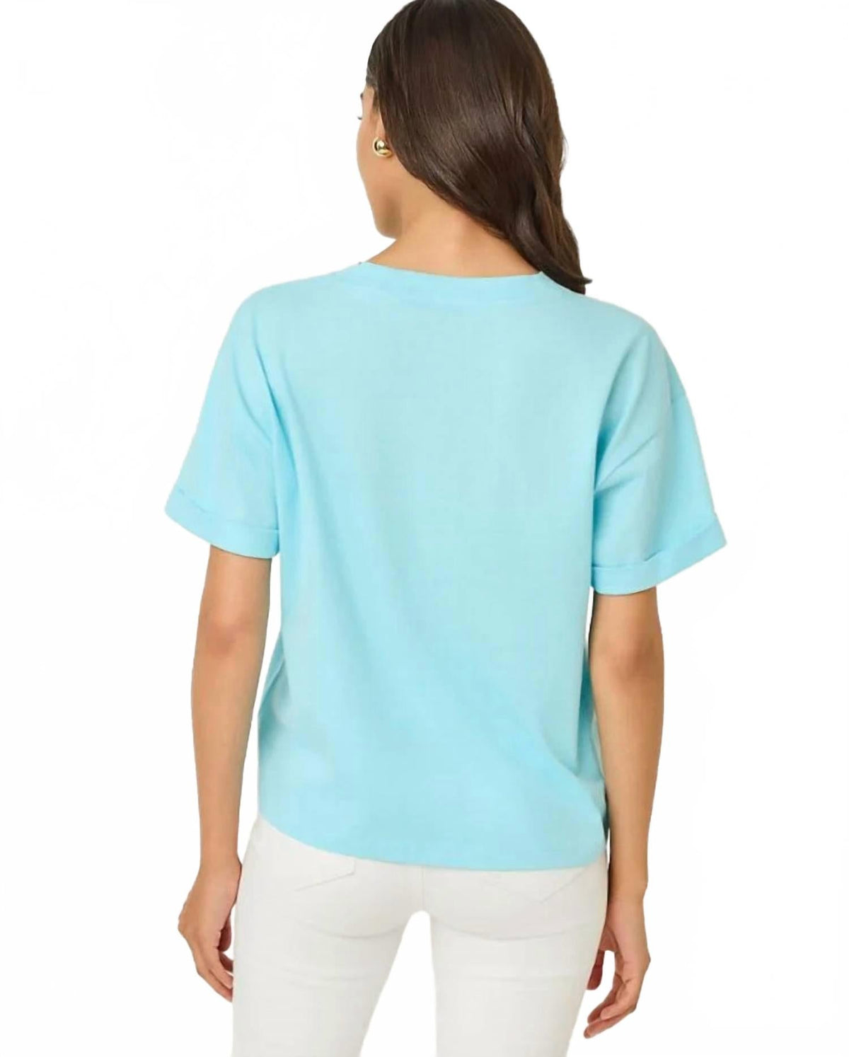 Top color azul