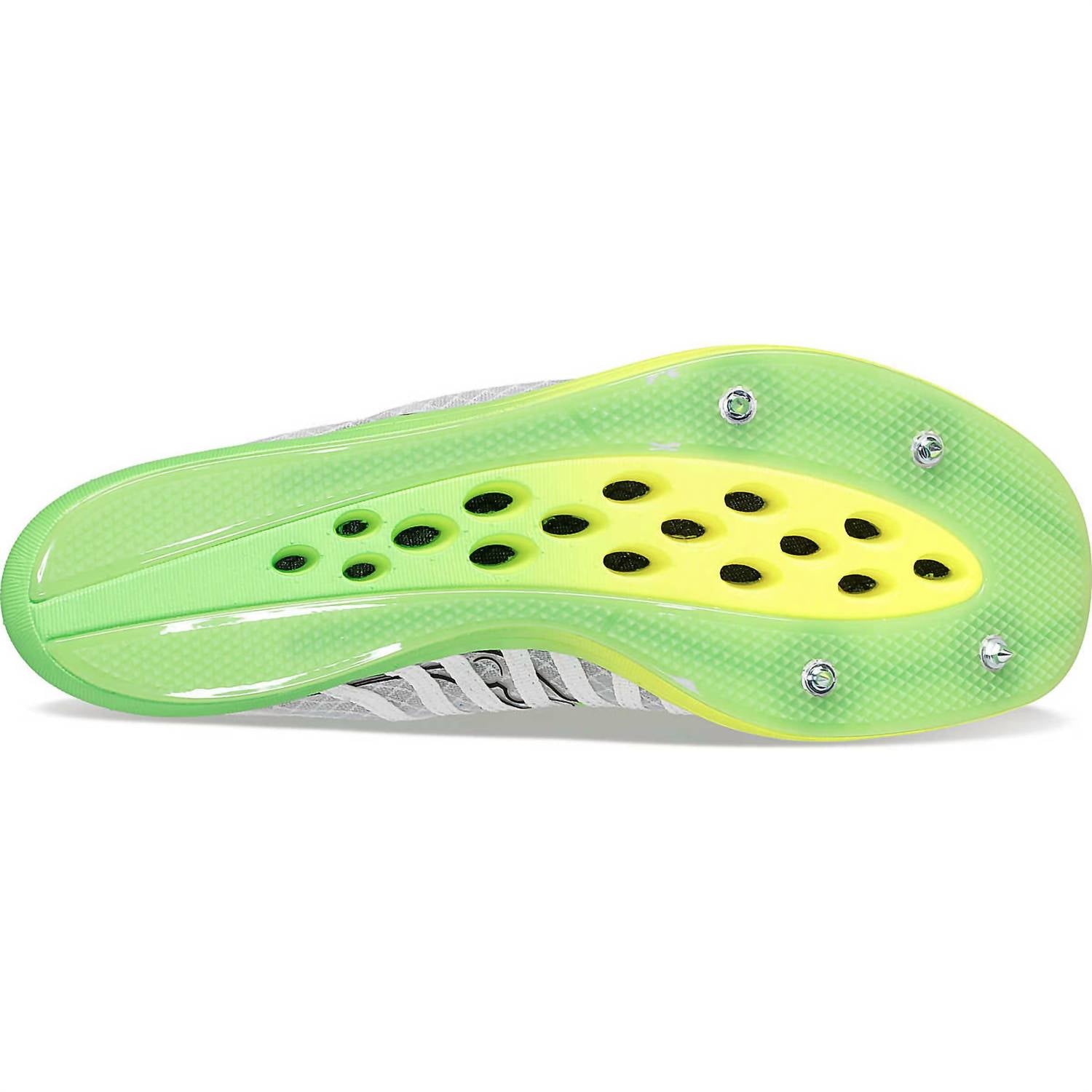 Zapatillas con clavos de hombre color blanco