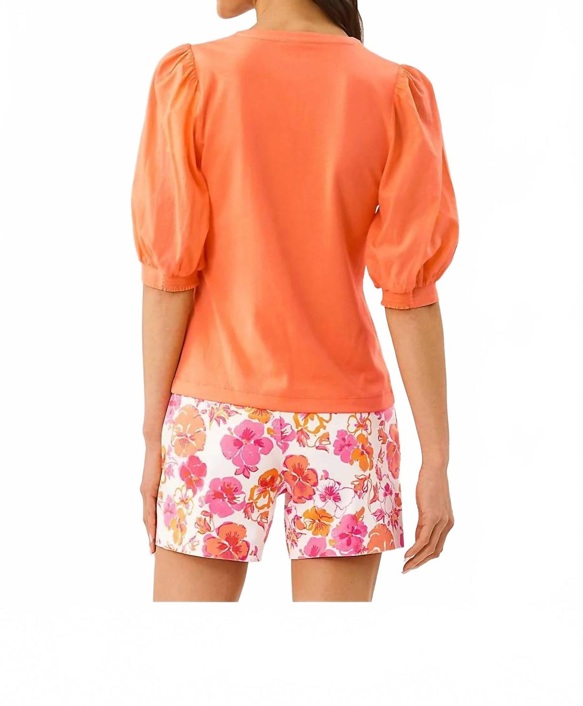 Top color naranja