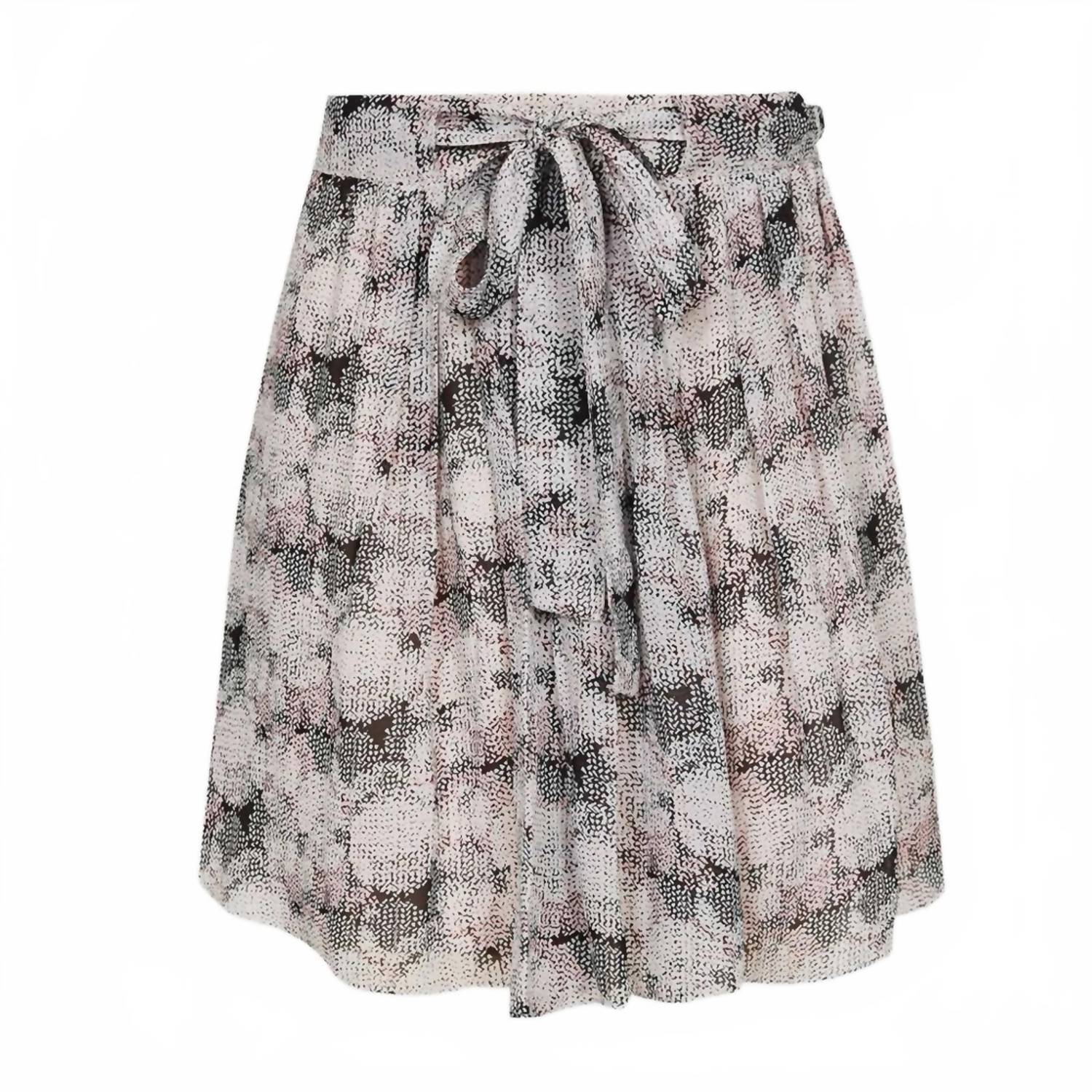 Falda corta con estampado