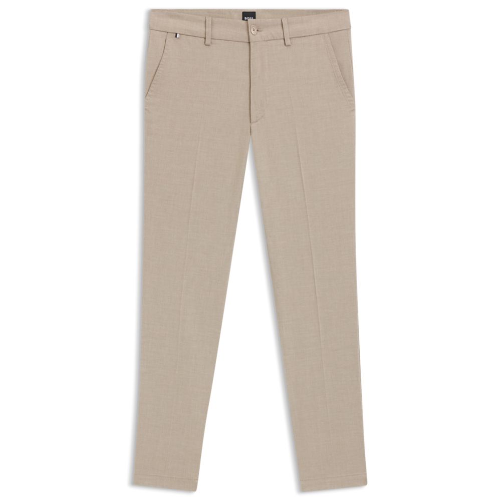 Pantalón de algodón de corte ajustado