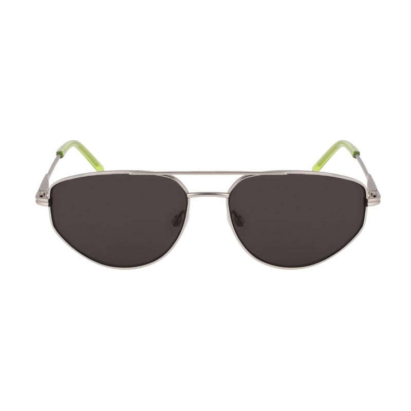 Gafas de satén color plateado
