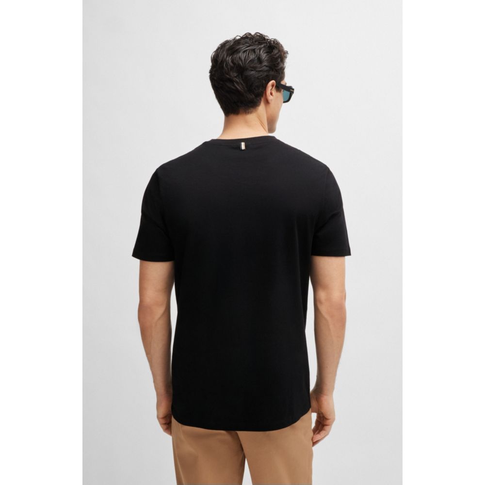 Camiseta de algodón de corte ajustado