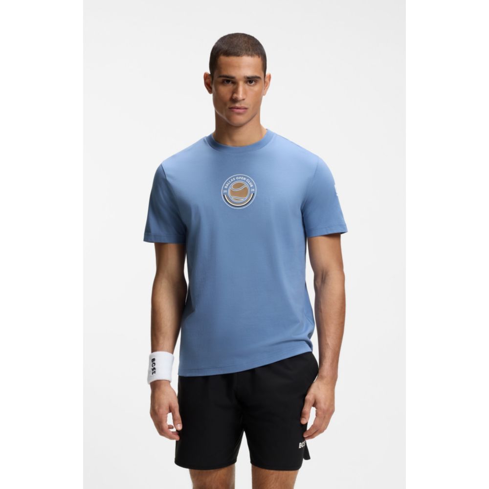 Camiseta de algodón de corte amplio