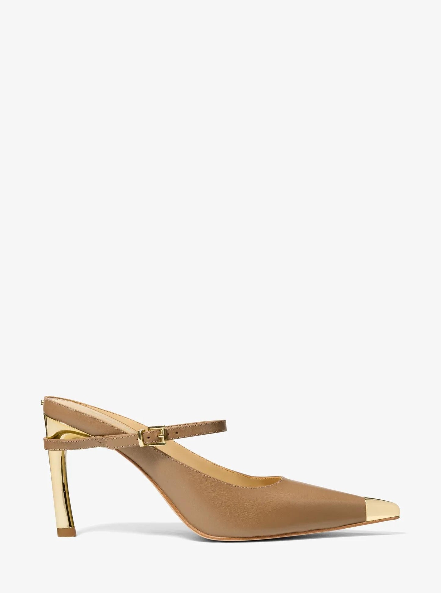 Zapatos destalonados de cuero