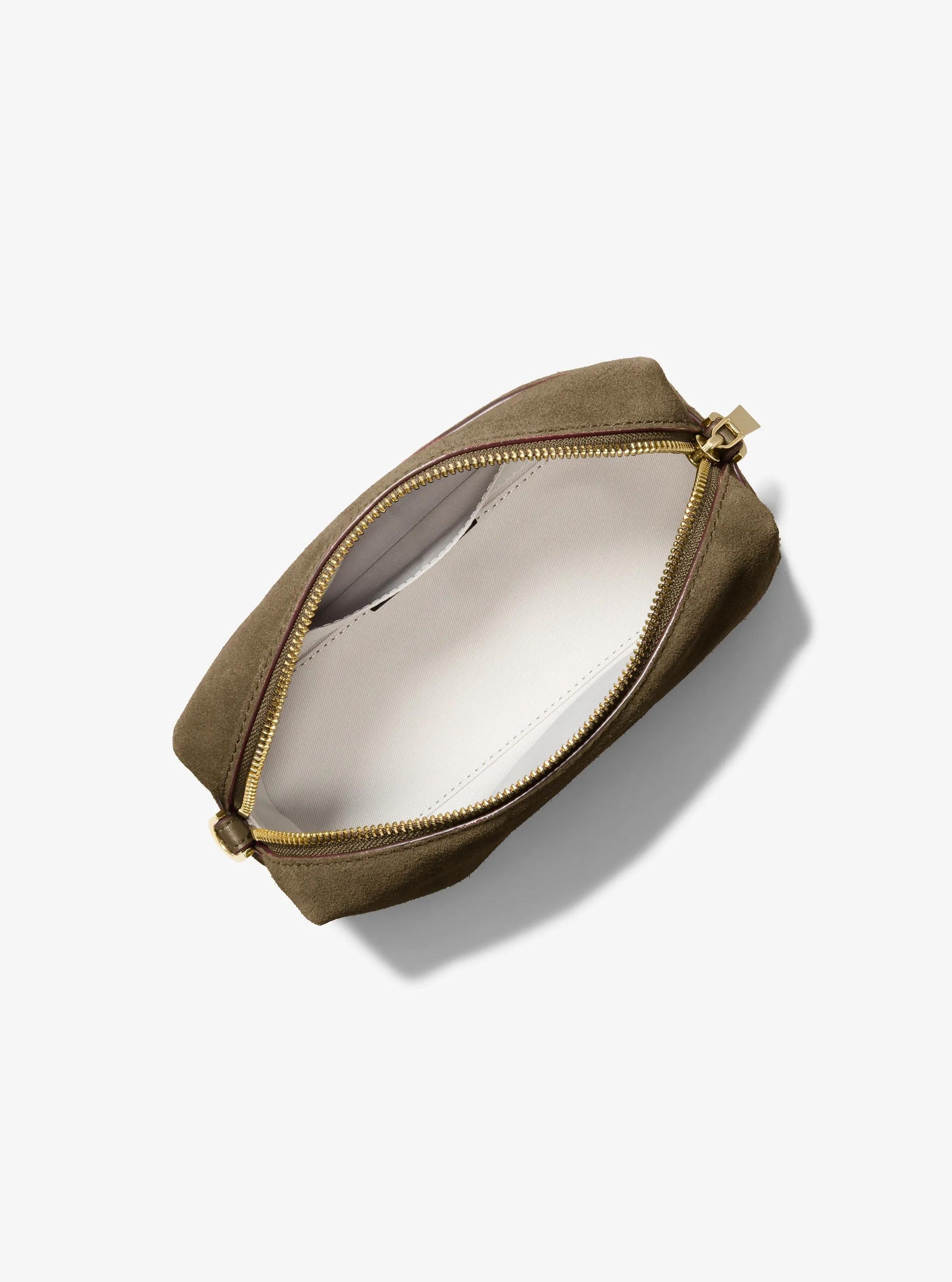Bolso cruzado de gamuza