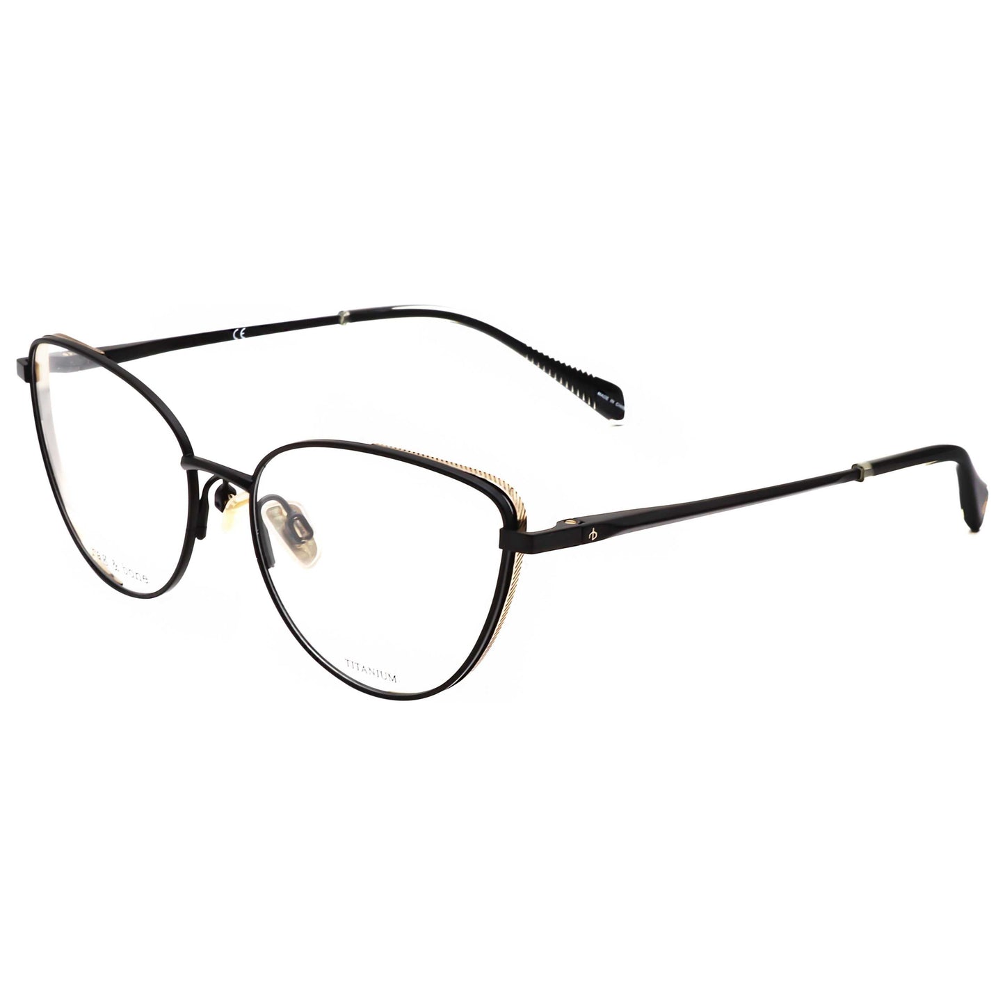 Montura para gafas de mujer 54 mm color negro