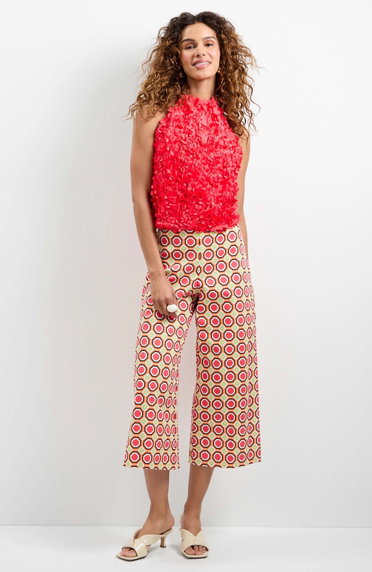 Top con estampado floral