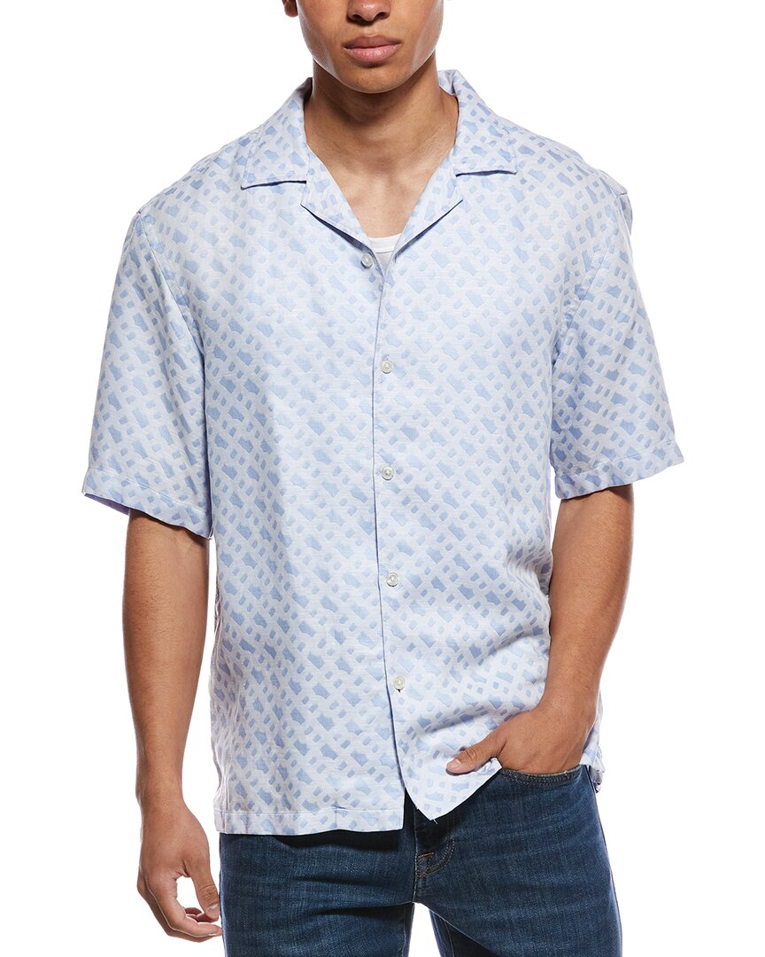 Camisa de mezcla de lino
