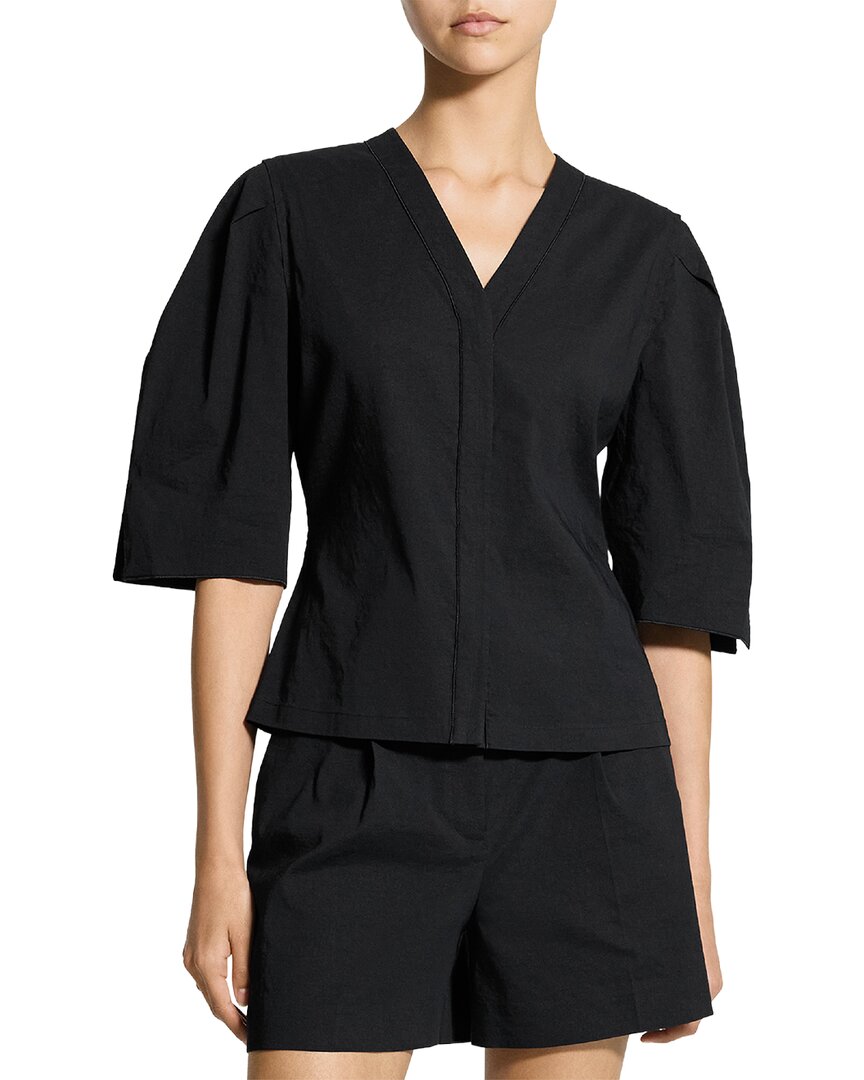 Blusa de mezcla de lana