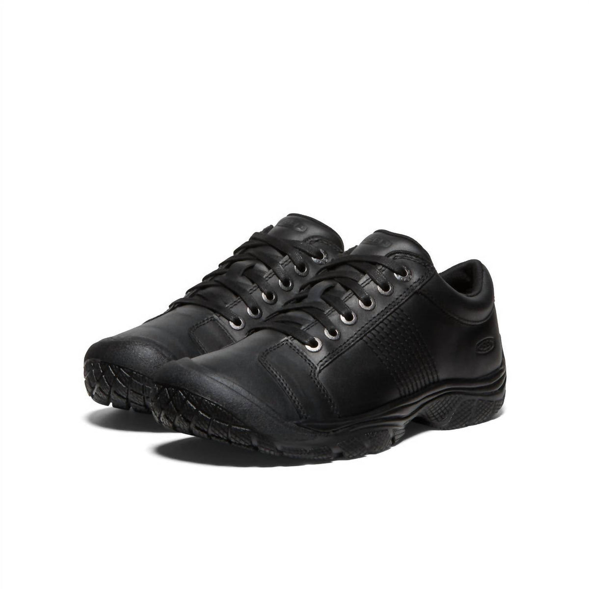Zapatos de cordones de hombre color negro