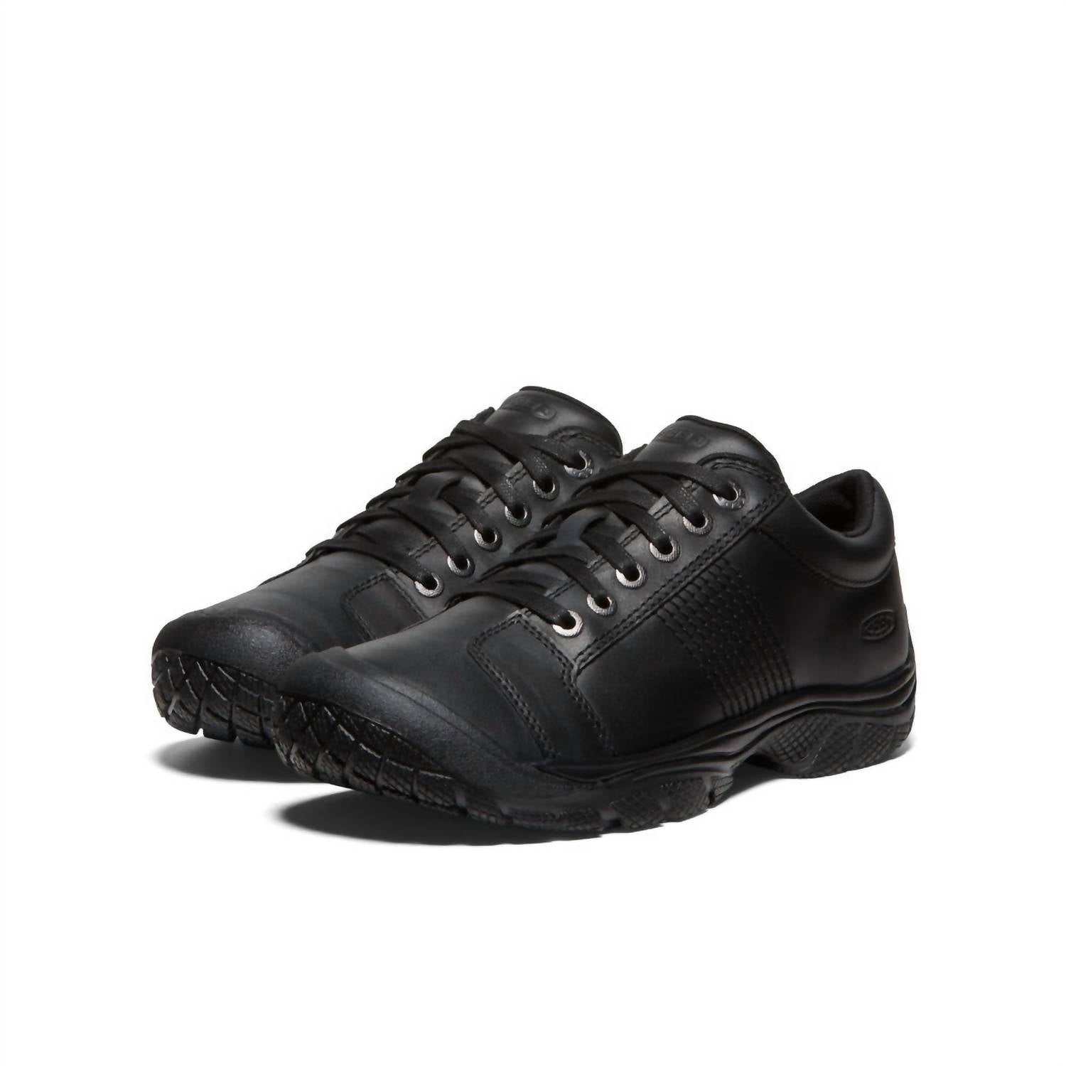 Zapatos de cordones de hombre color negro