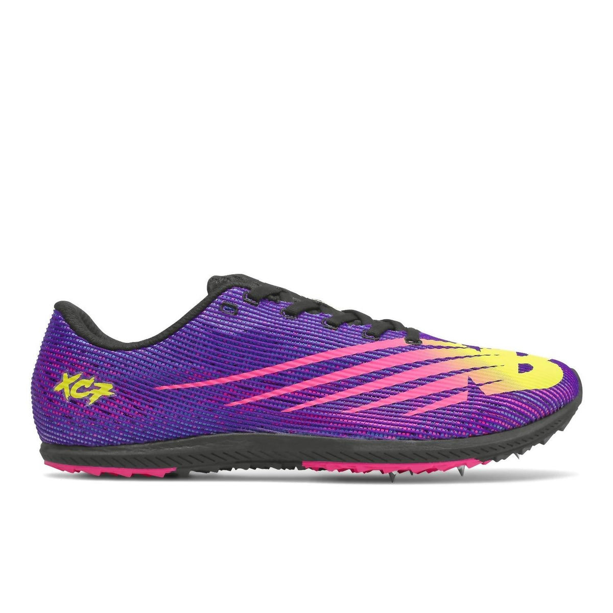 Zapatillas con clavos unisex color violeta