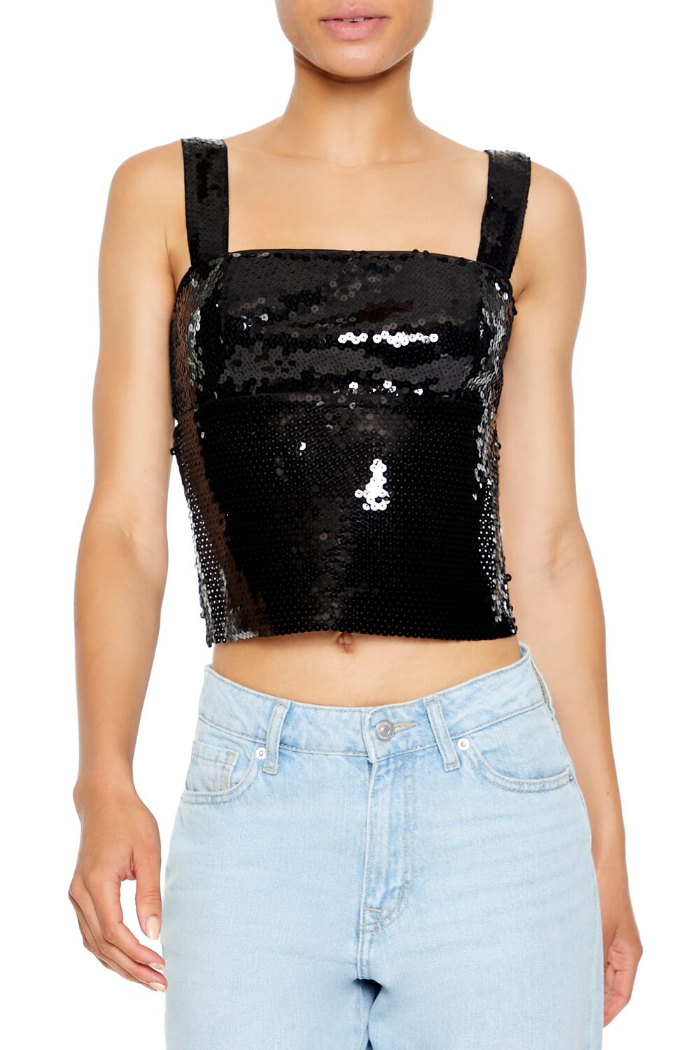 Top con lentejuelas