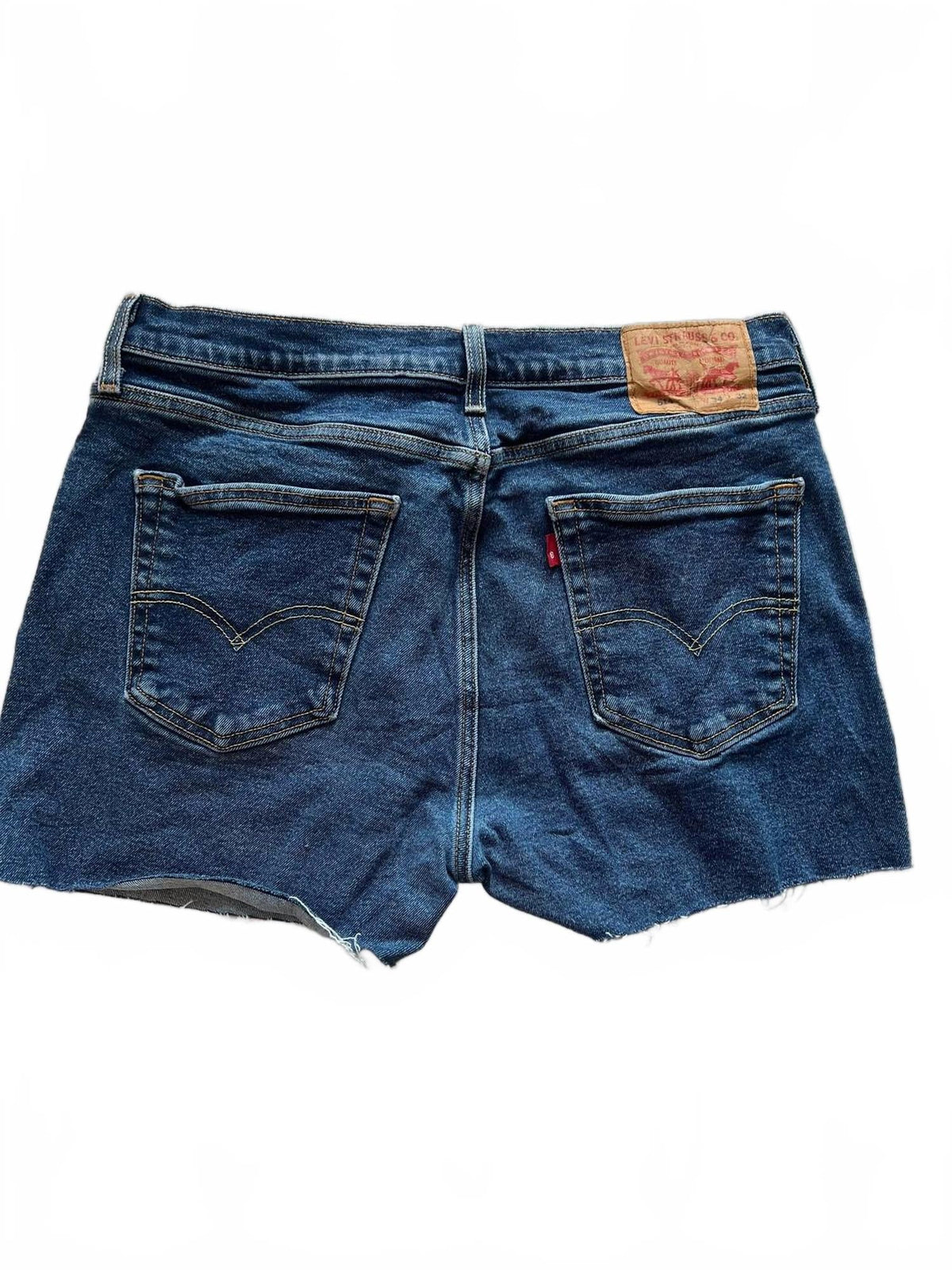 Short de mujer de mezclilla color azul oscuro