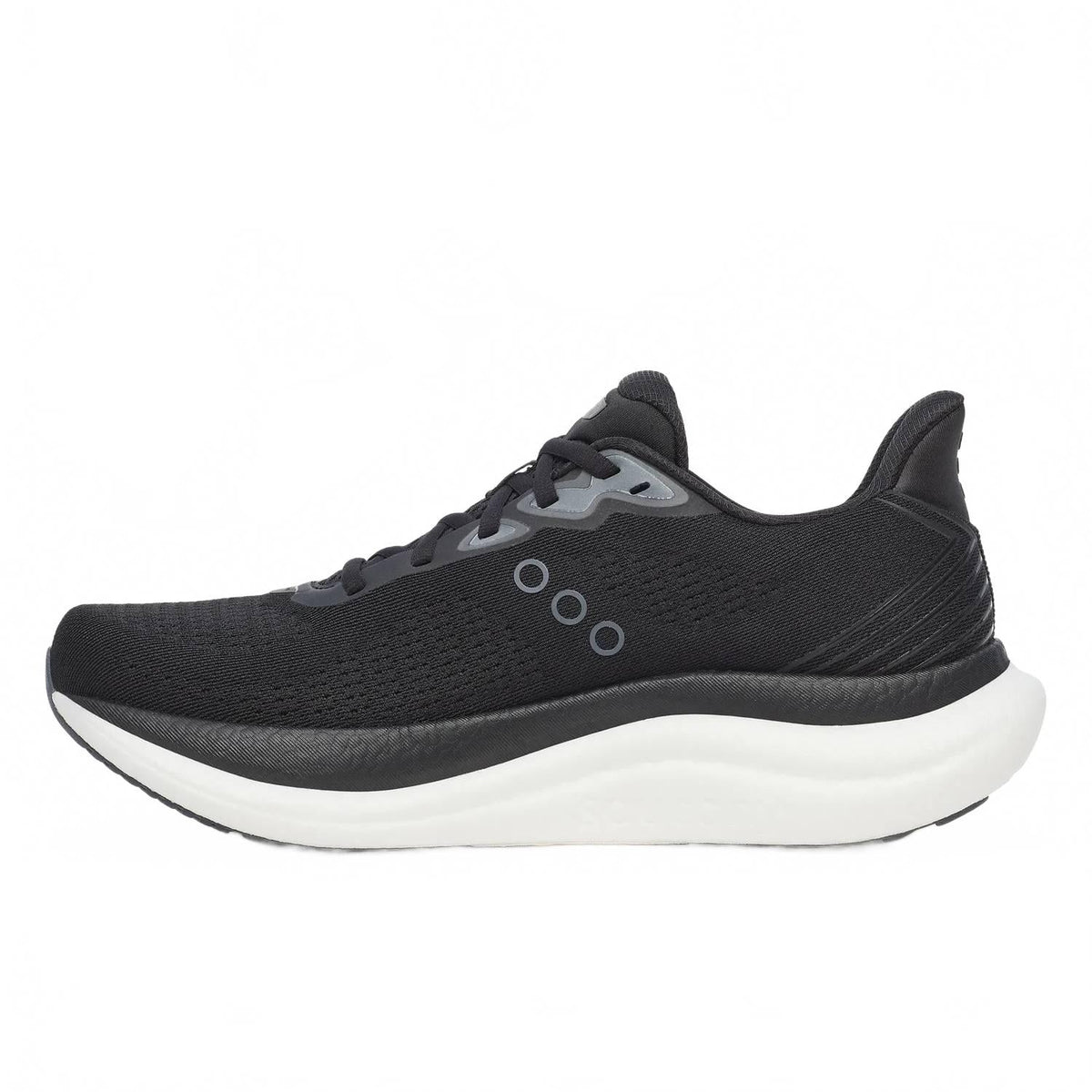 Tenis para correr de hombre color negro y blanco