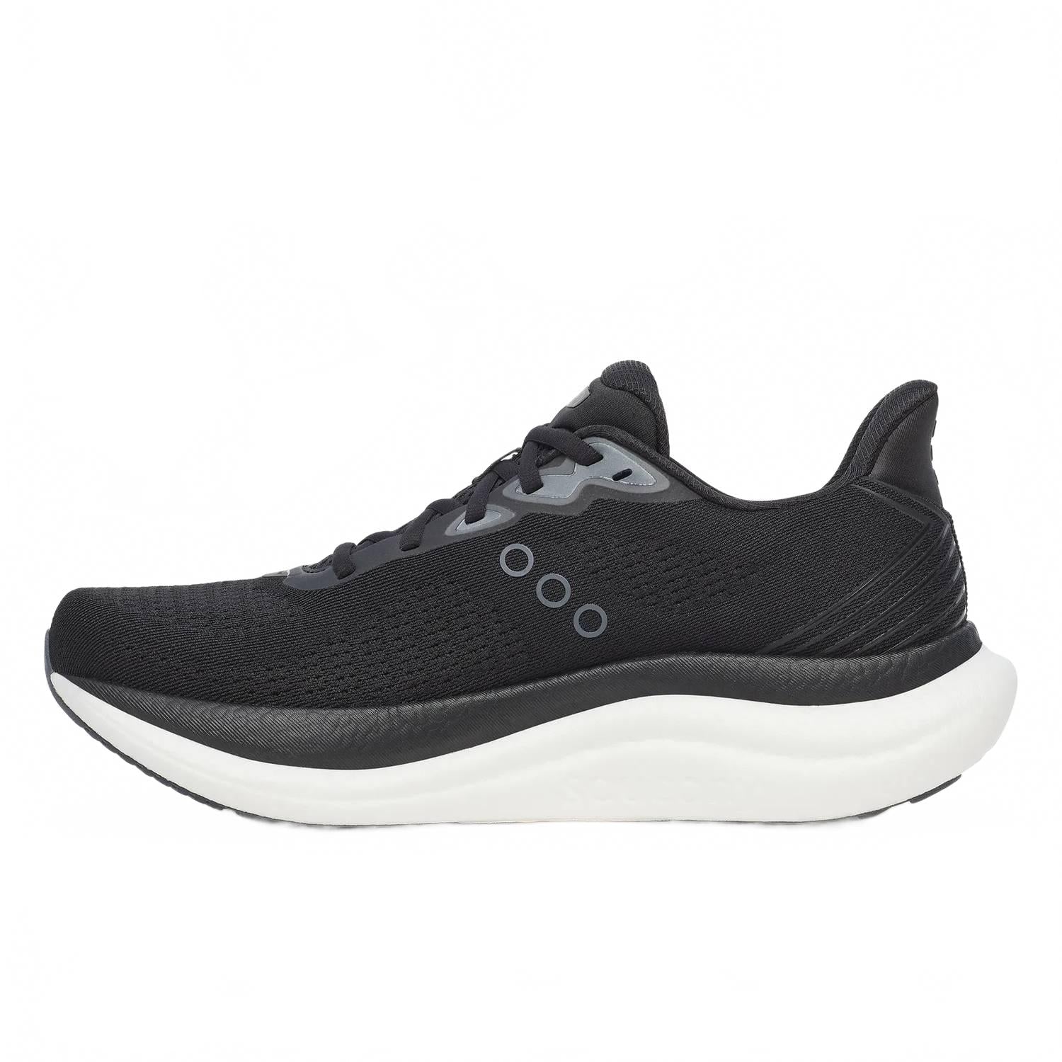 Tenis para correr de hombre color negro y blanco