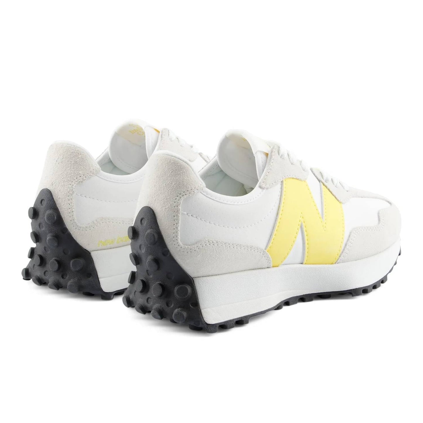 Tenis de mujer color blanco y amarillo
