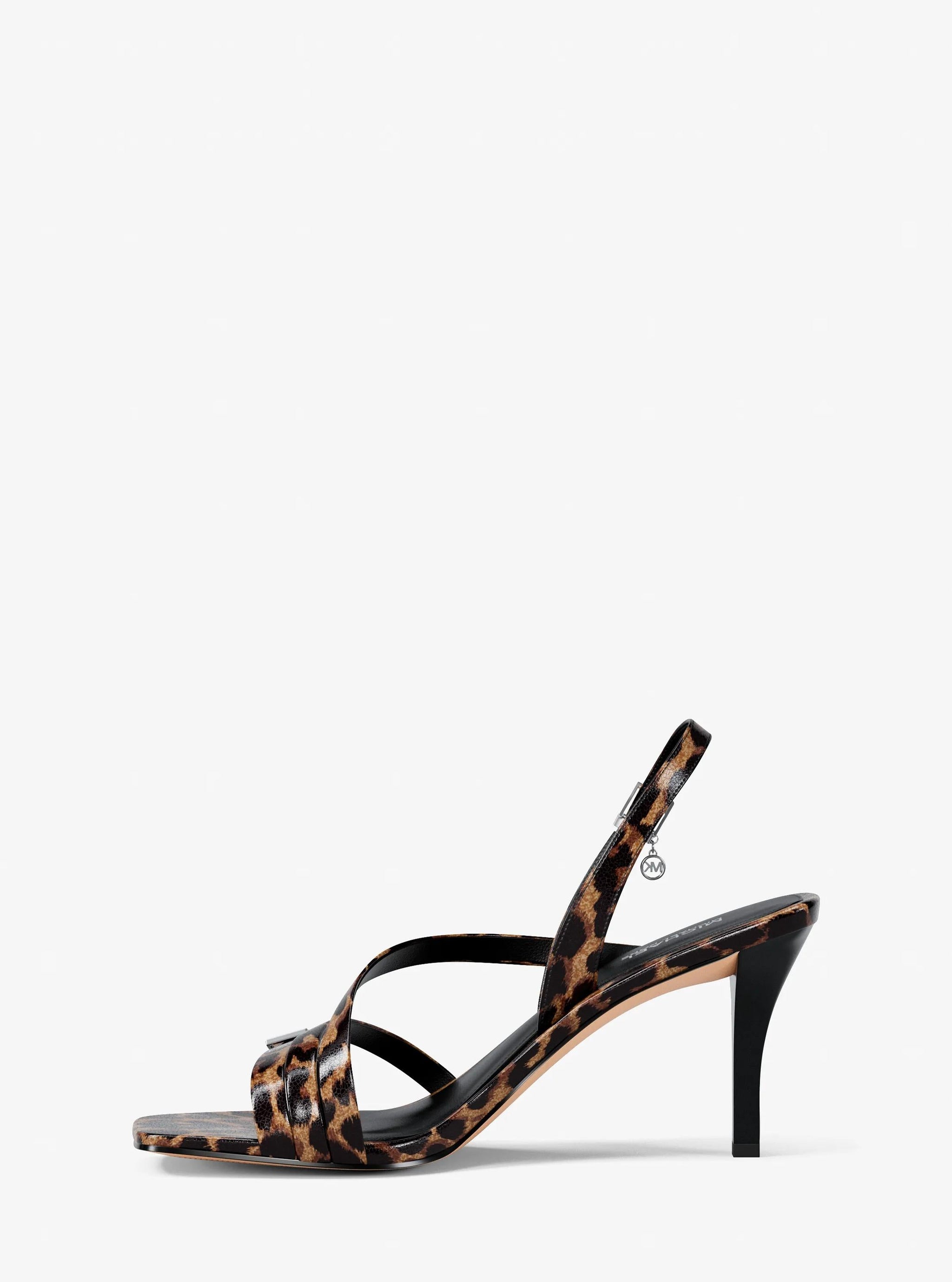 Sandalias con estampado animal