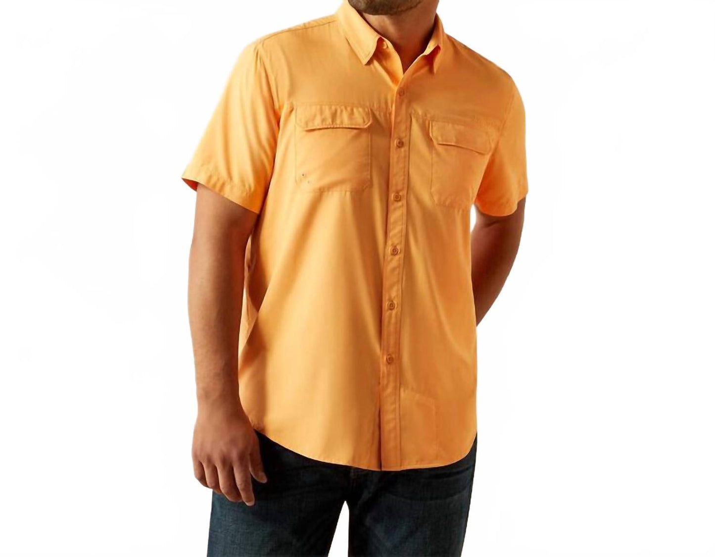 Camisa color naranja