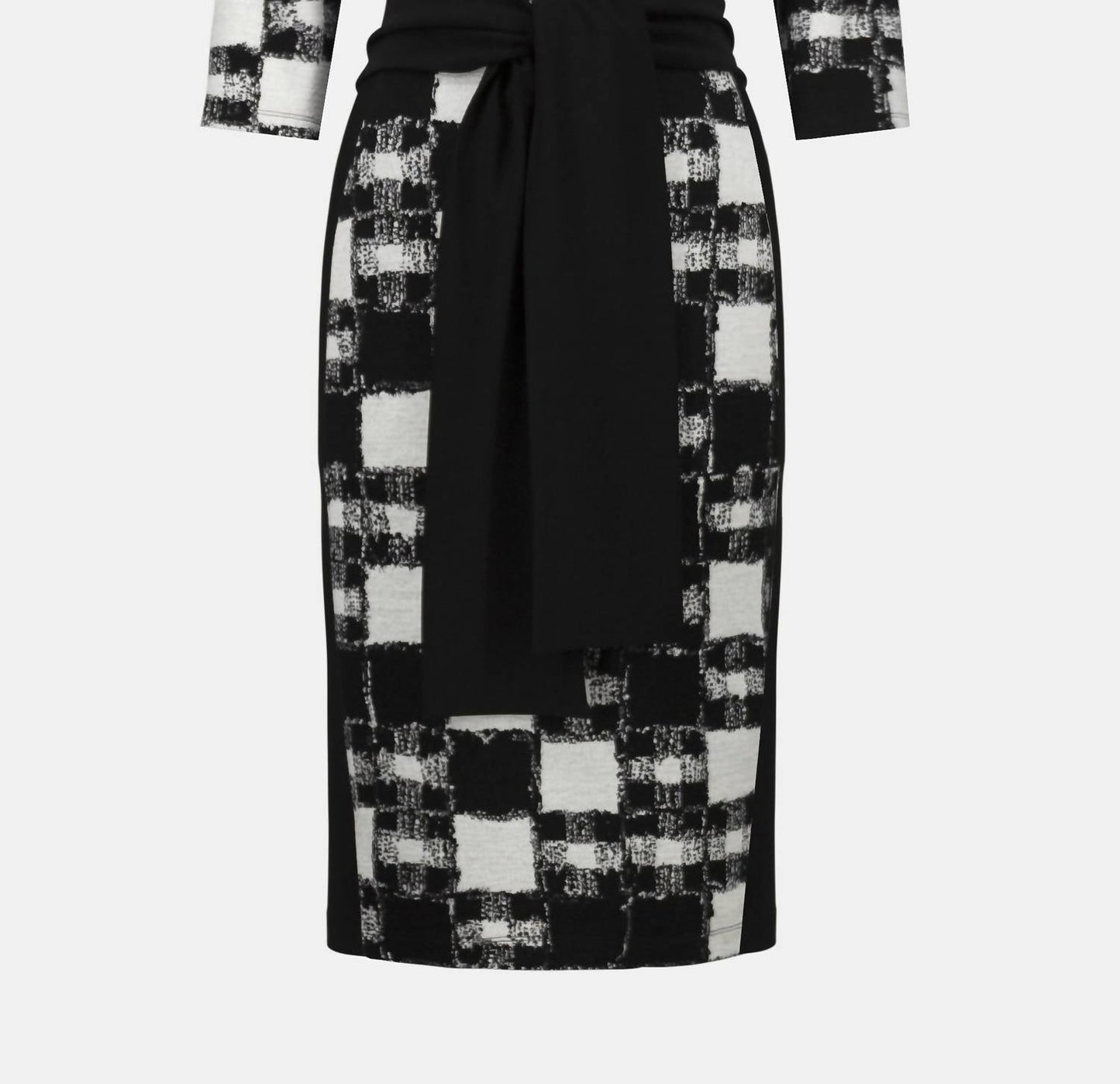 Vestido de mujer color negro y crema