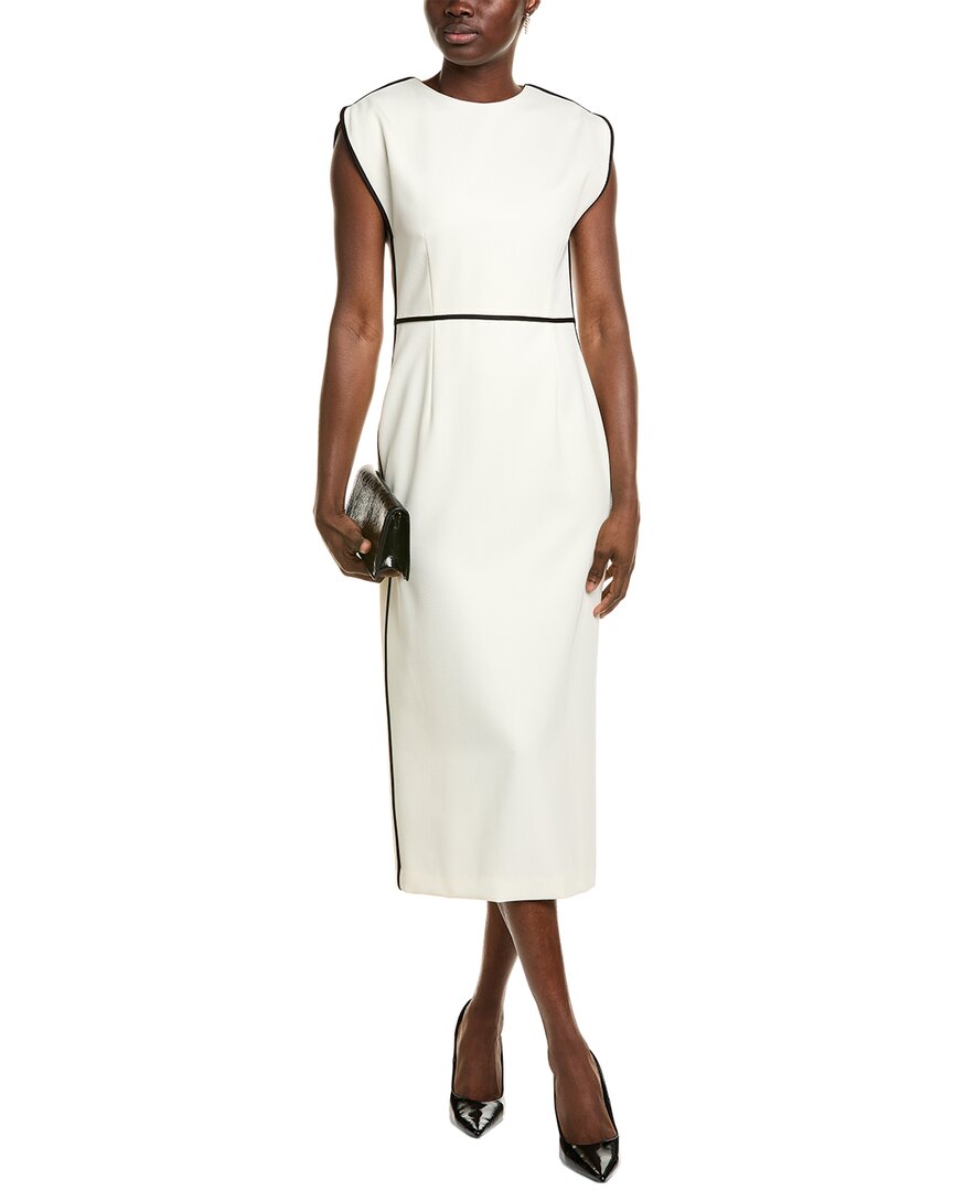 Vestido de mezcla de lana midi