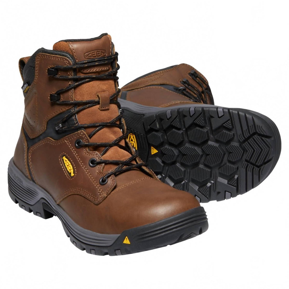 Botas de hombre impermeables color negro y café