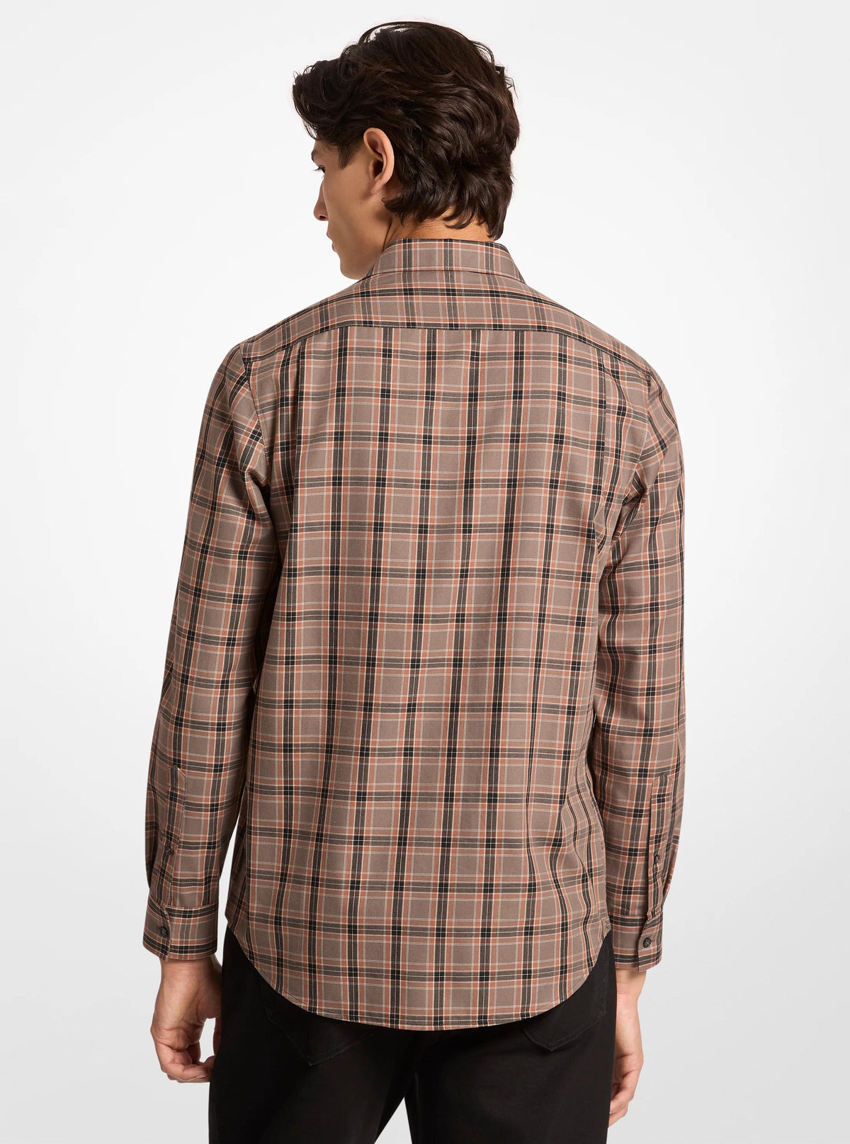 Camisa de algodón a cuadros