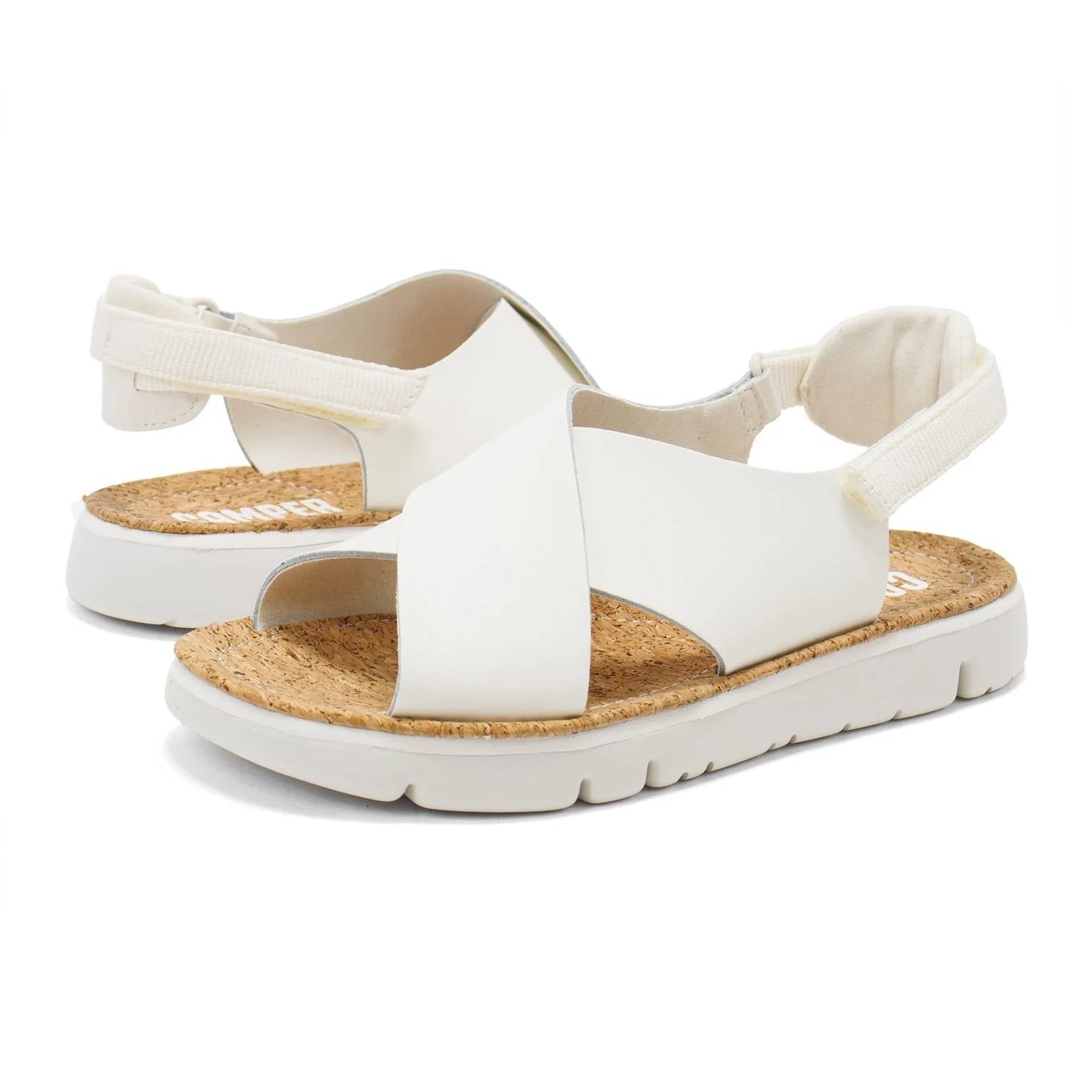 Sandalias de mujer color blanco