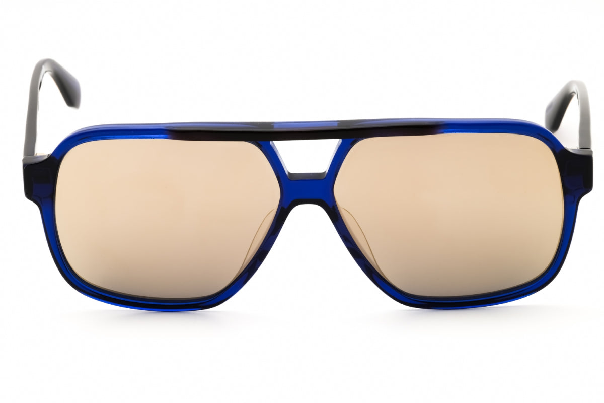 Gafas color azul y café
