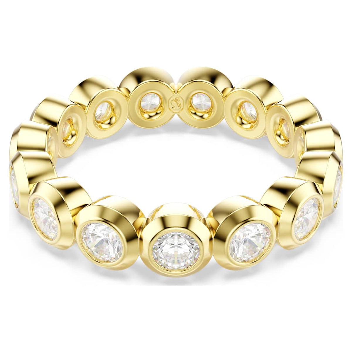 Anillo color blanco y dorado