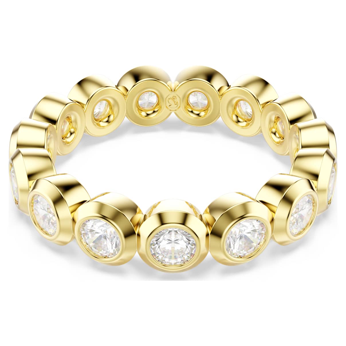 Anillo color blanco y dorado