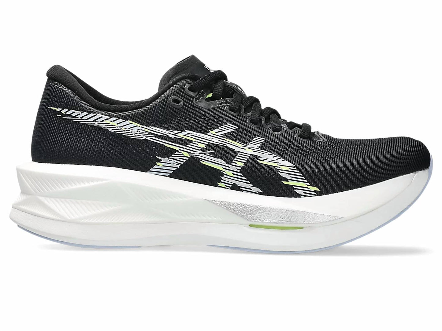 Tenis para correr de mujer color negro y azul