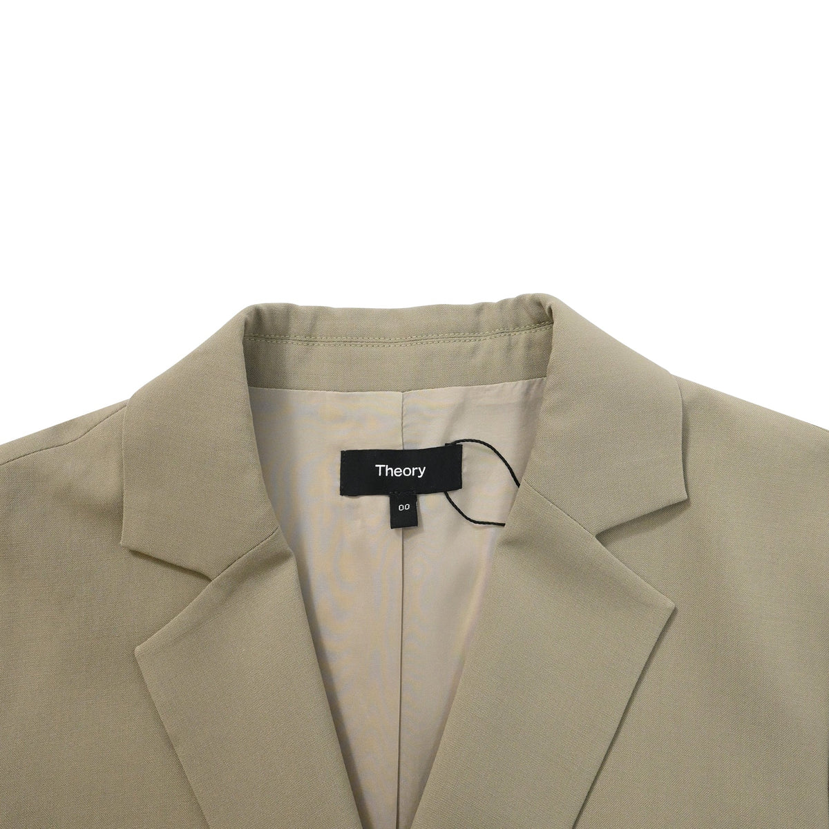 Blazer de lana color verde