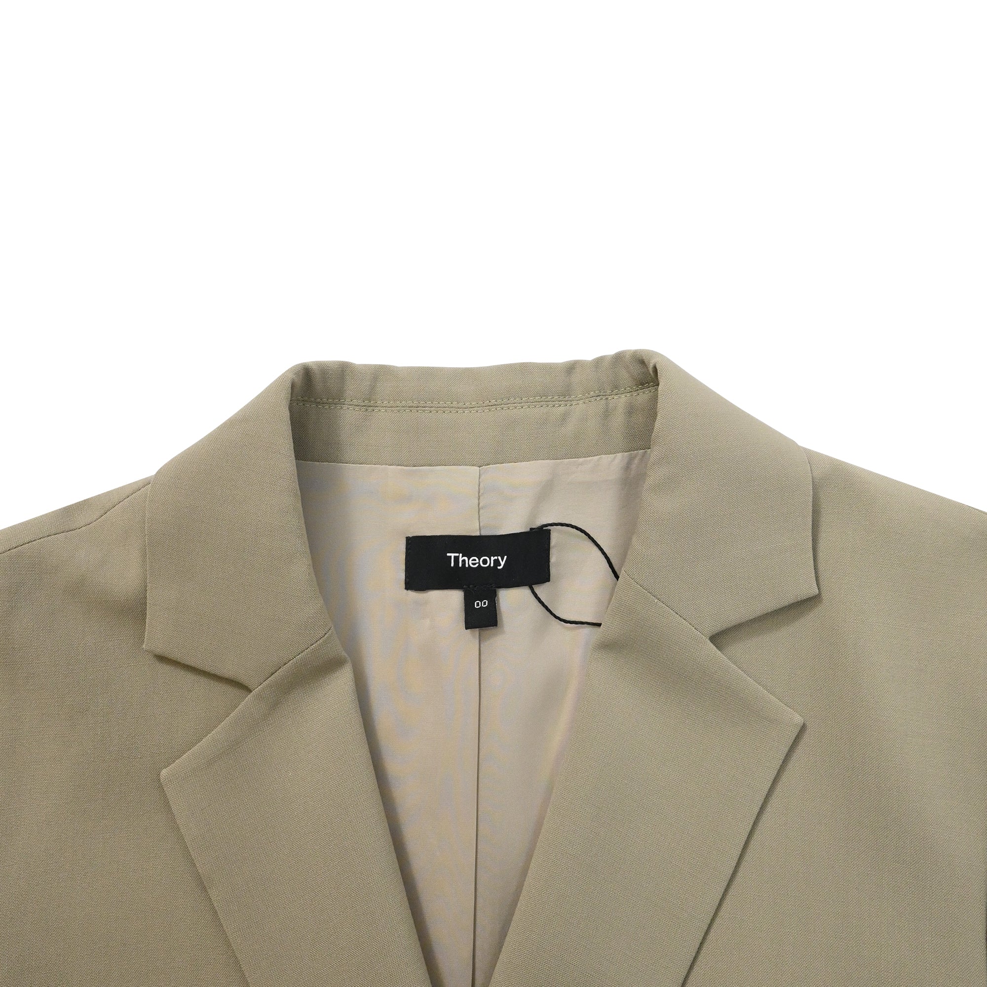 Blazer de lana color verde