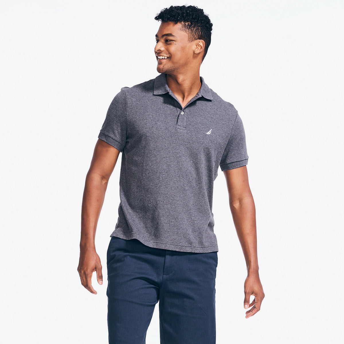 Polo de hombre de corte ajustado