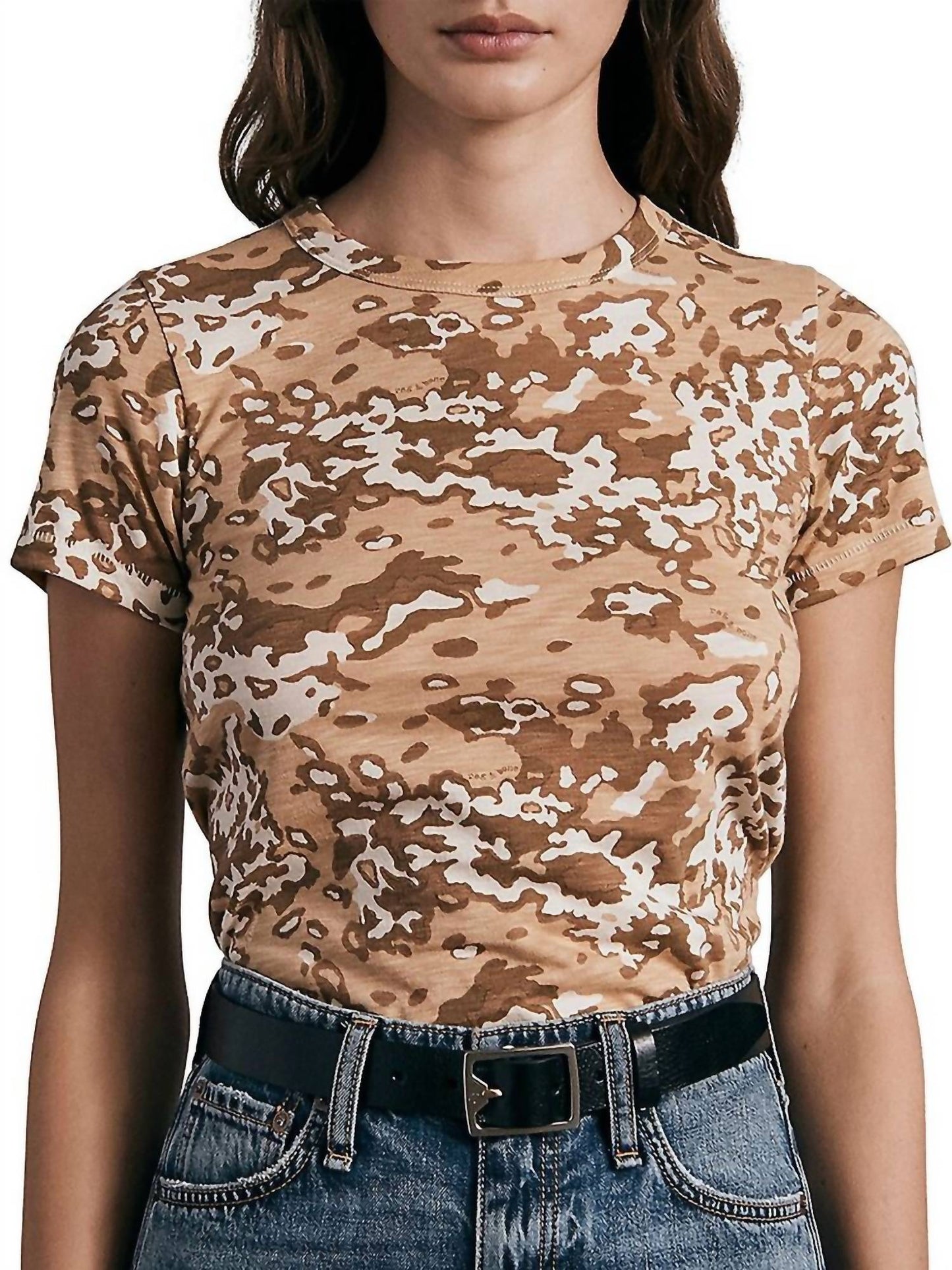 Camiseta para bebé color beige