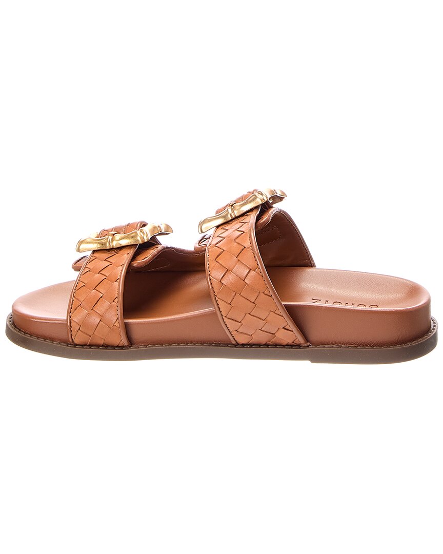 SCHUTZ Enola Sandalia Deportiva Tejida de Cuero