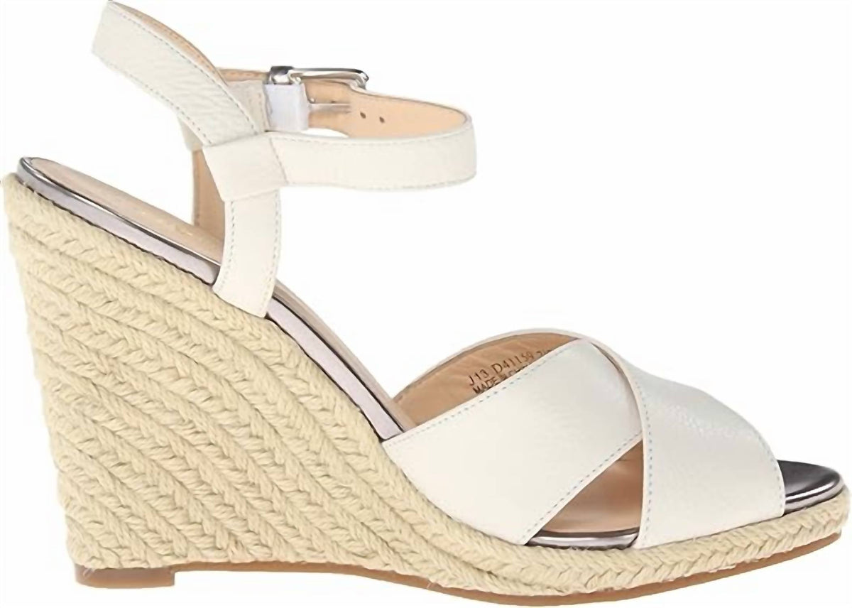 Sandalias de mujer color marfil