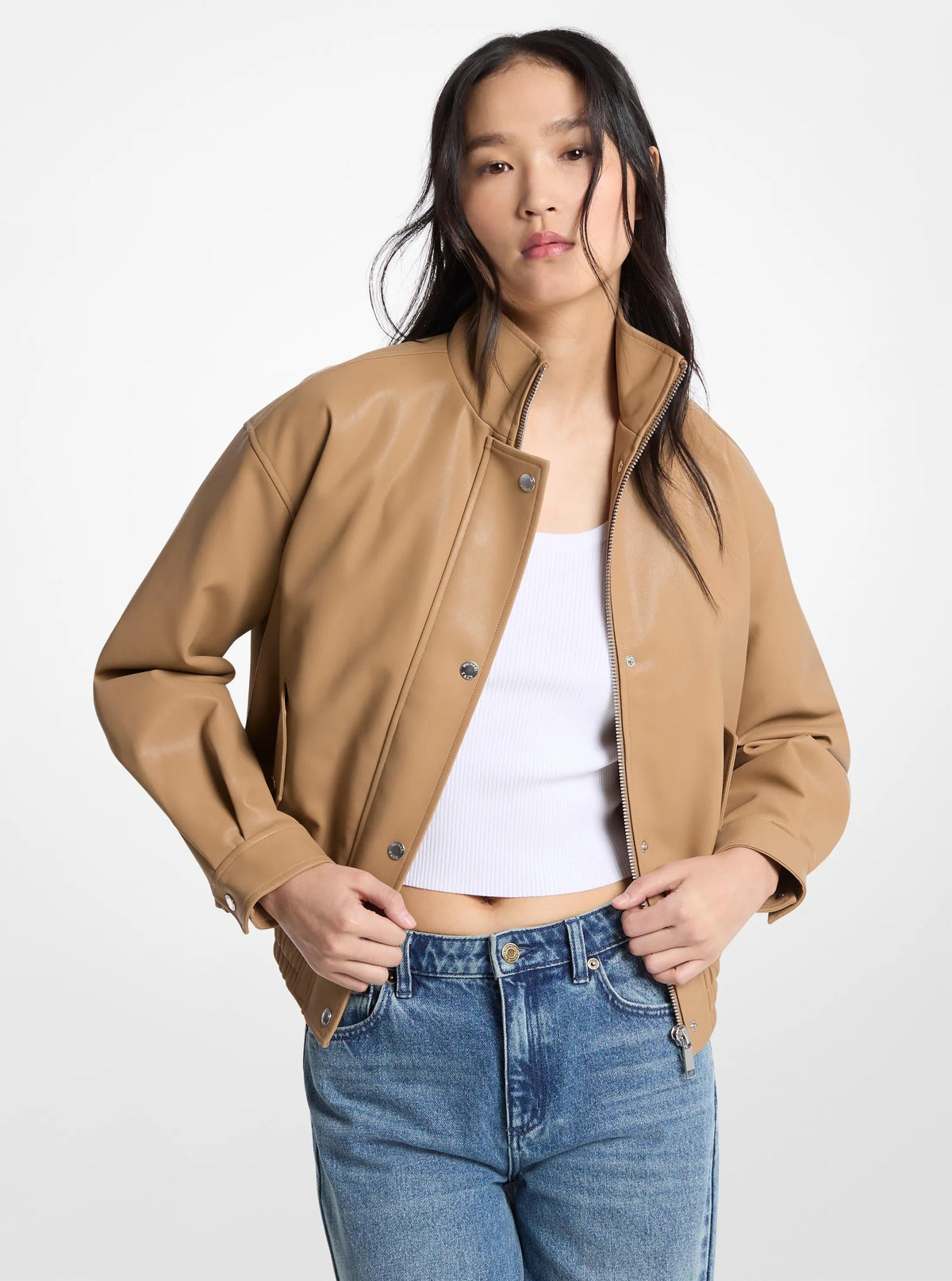 Chaqueta de corte amplio