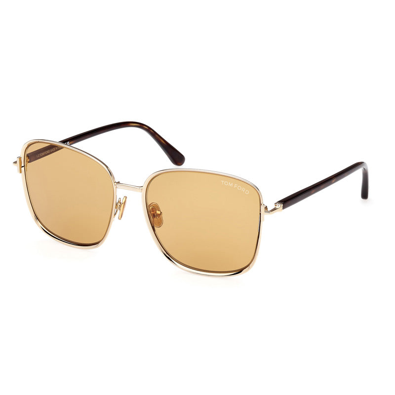 Gafas color oro rosa y café