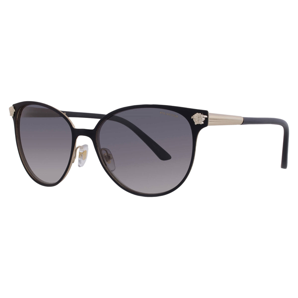 Gafas de sol de mujer de montura tipo gato color gris