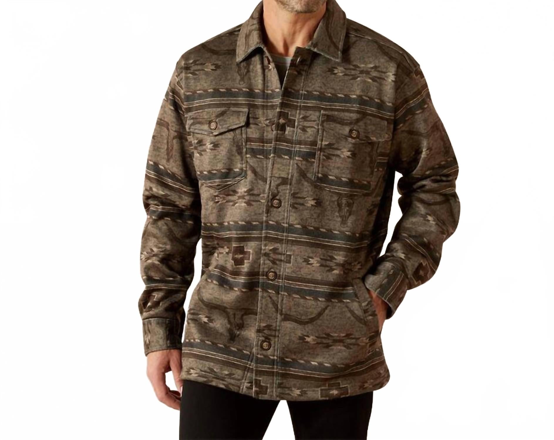 Sobrecamisa color beige