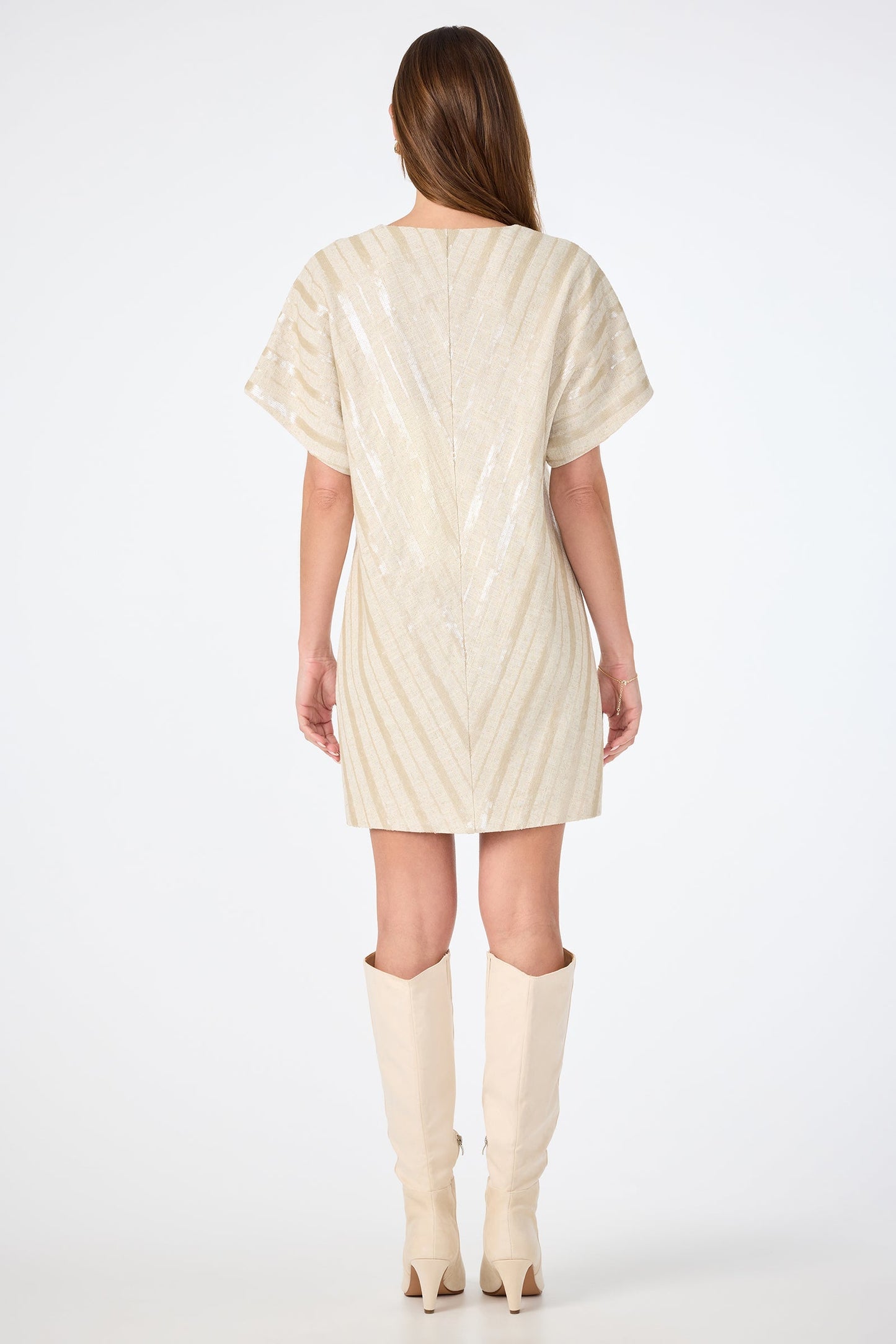 Vestido de manga corta