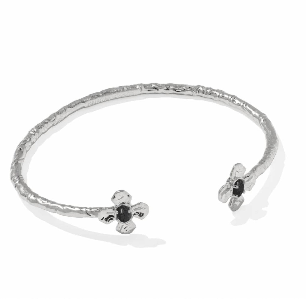 Pulsera de mujer color negro y plateado