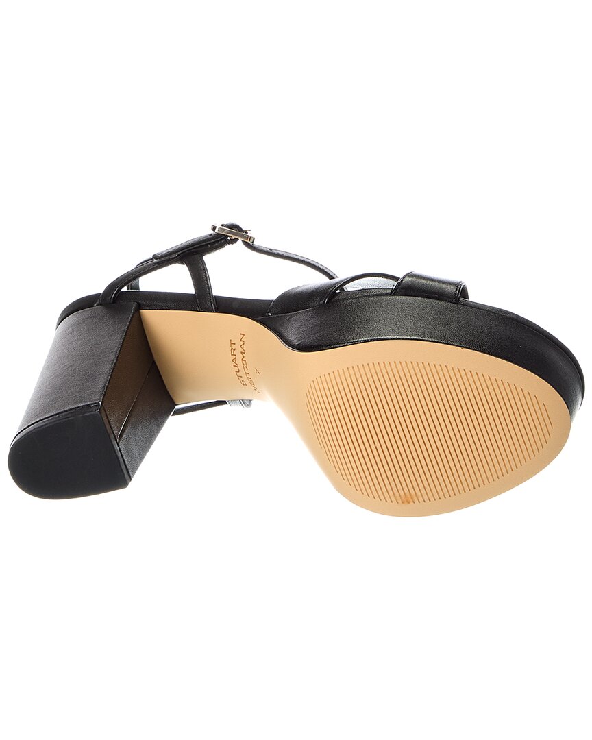 Sandalias de cuero con plataforma