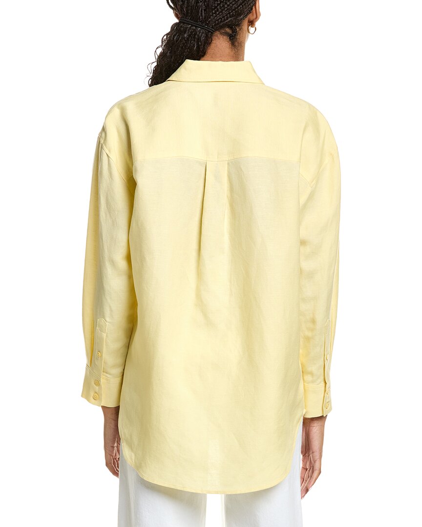 Camisa de mezcla de lino